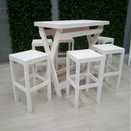 Paquete de 4 patas de Horquilla para mesas - Superficie Solida Muebles para  restaurantes, cafeterías, bares sillas y Mesas creamos tu concepto