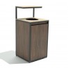 Mueble contenedor para basura mod. B