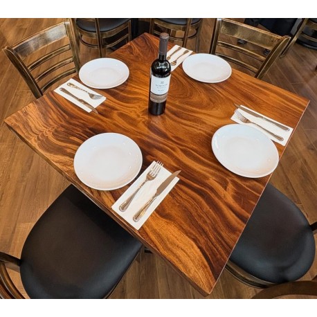 Cubierta 80x80 cm madera de parota