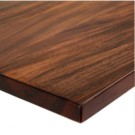 Cubierta 80x80 cm madera de Nogal