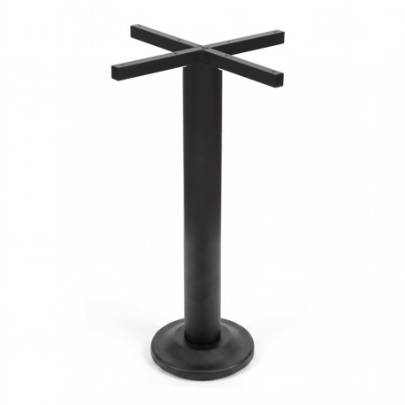 Base pedestal fija altura 72 cm negro