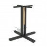 Base Maya cruz pedestal para mesa con madera